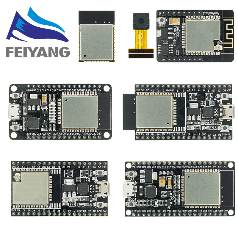 ESP32 Development Board WiFi+Bluetooth Ultra-Low Power Consumption Dual Core CPU ESP-32S ESP32-CAM ESP-WROOM-32D/U CH9102X