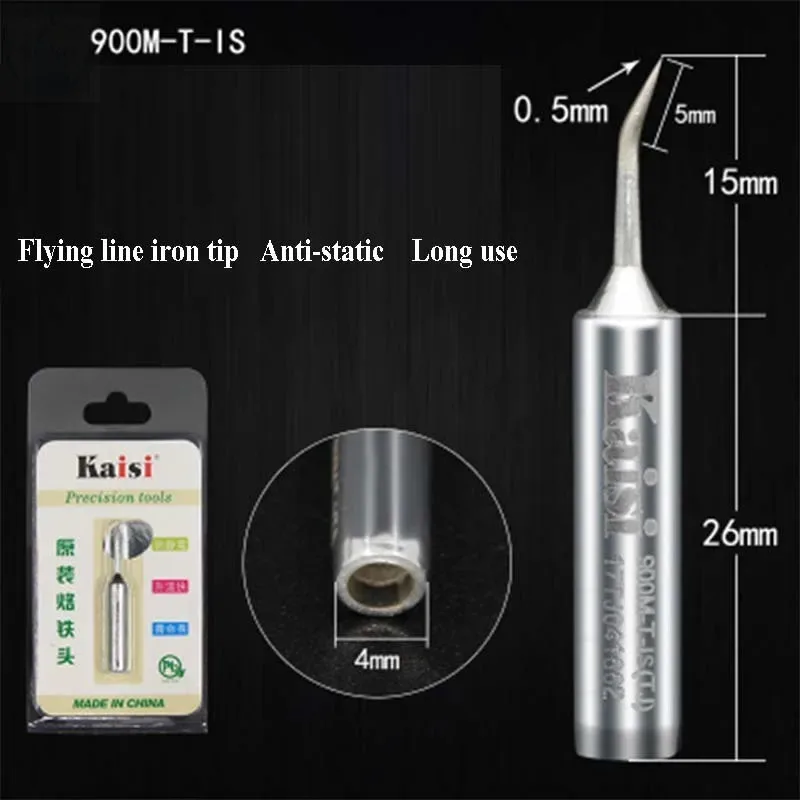 Kaisi Original Oxygen-free Copper Soldering Iron Tip 900M-T-I 900M-T-IS  For Station Tools Iron Special Durable