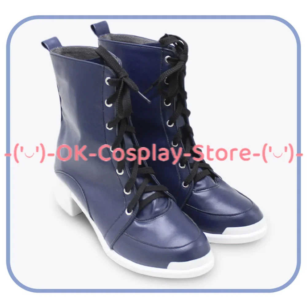 [Angepasst] Game Blue Archive Hakari Atsuko Cosplay Schuhe Anime Roleplay Prop Halloween Karneval Urlaub Party PU Leder Stiefel