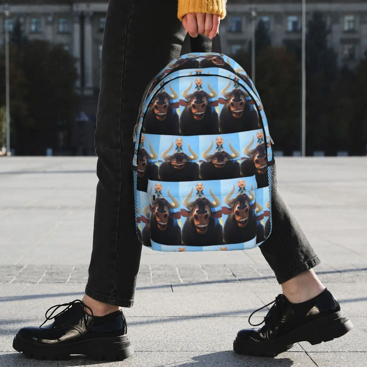 Ferdinand Animated Short Films Backpack Student BookBag Boys Girls School Bag Laptop Shoulder Bags