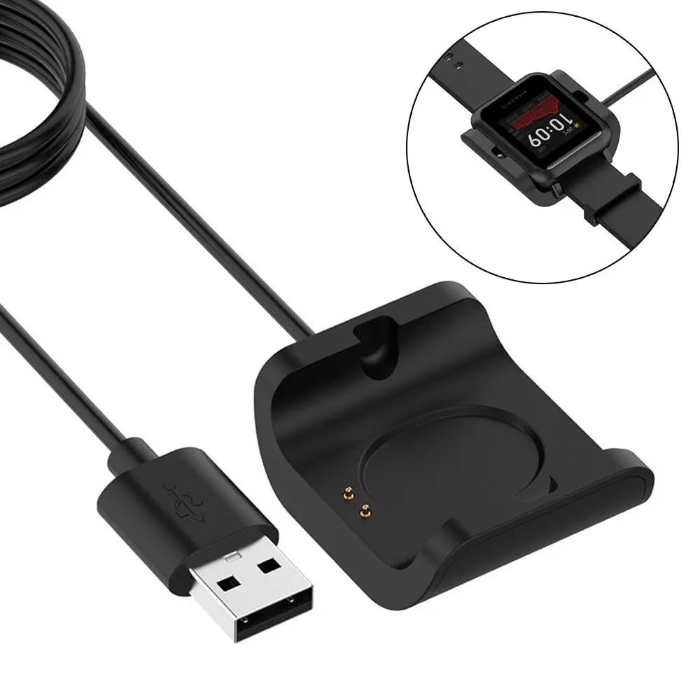 Smart Watch Accessories Portable USB Charger Universal Fashion Charger Dock Charging Cradle for Amazfit Bip S Charger