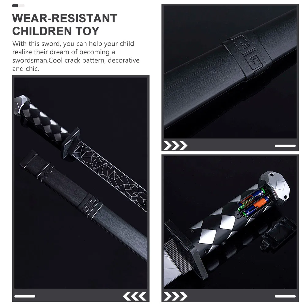 

Светящийся меч для косплея, меняющий цвета, в японском стиле, детский реквизит, интерактивная игрушка для детей, игрушка для вечеринок и косплея