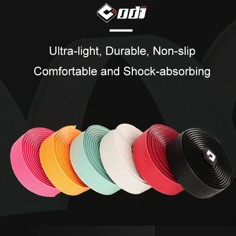 

ODI Ultra - light, High - Toughness PU/EVA Diamond Texture Anti - slip Road Bike Bar Tape: Bicycle Handlebar Wrap