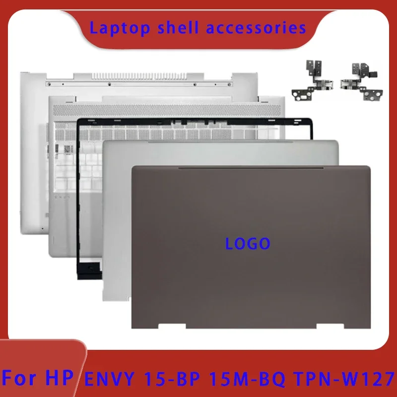 

Brand new for HP ENVY X360 15-BP TPN-W127 15M-BQ laptop LCD screen back cover, front panel hinge bottom cover ABCD Cover