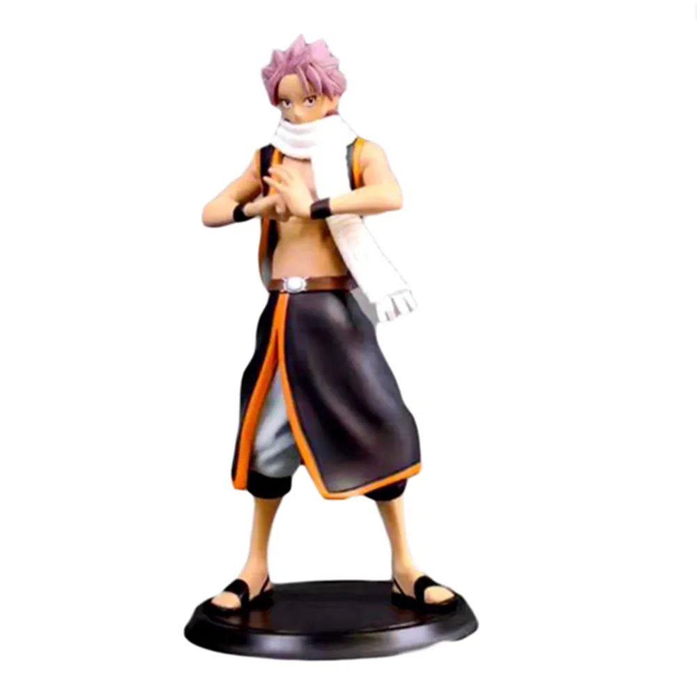 1 Pcs FAIRY TAIL Action Figures Natsu Gray Lucy Erza PVC Model EARTH LAND Magic World Collection Kid Gift Toy