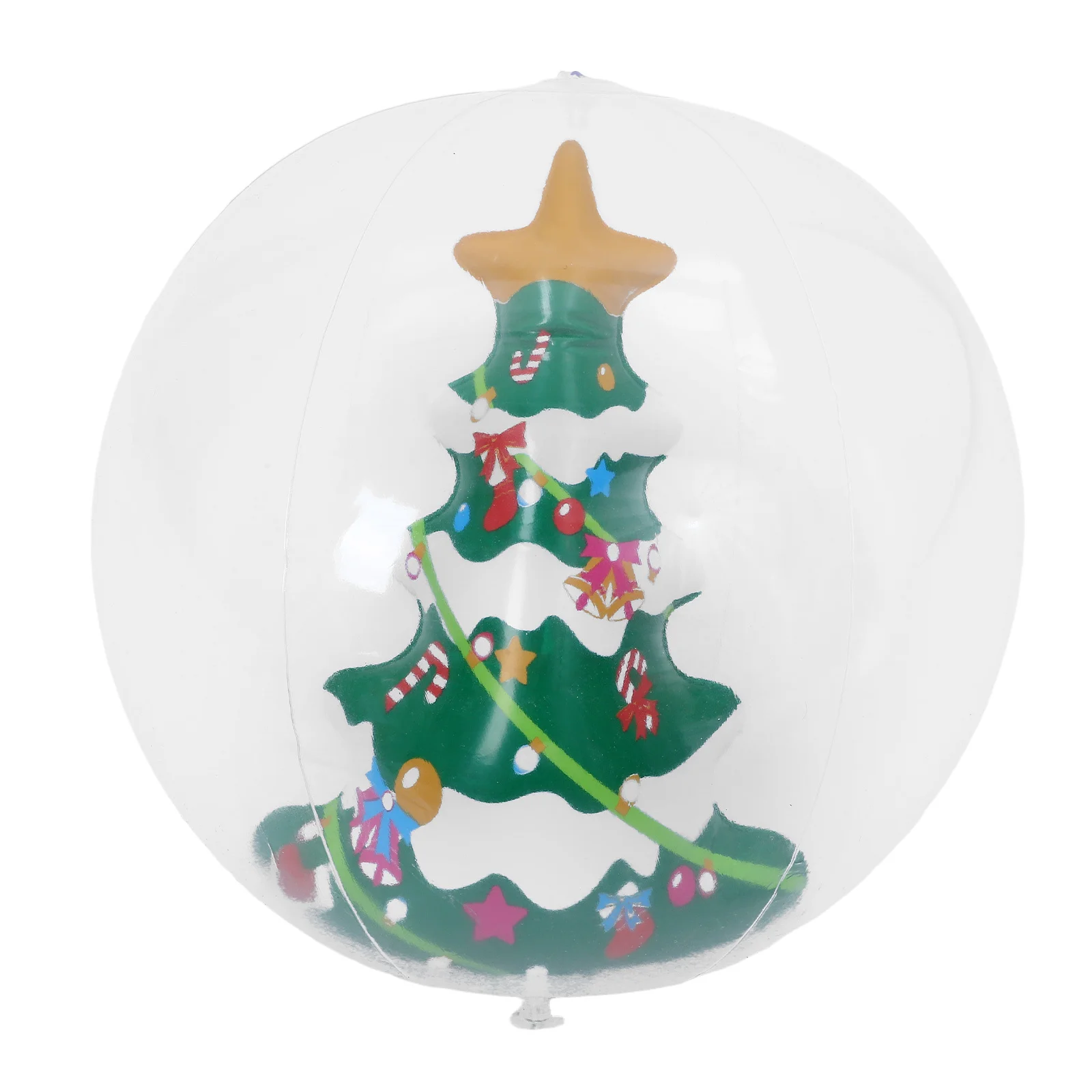 

13.8" Inflatable Christmas Ball Pvc Outdoor Holiday Decoration Blow Up Yard Lawn Garden Party Xmas Ornament Weatherproof