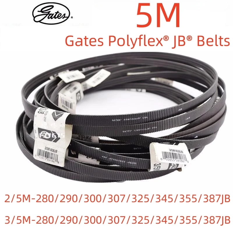 

Gates Polyflex® JB® Belts 2/5M and 3/5M280JB 290JB 300JB 307JB 325JB 345JB 355JB 387JB Transmission Triangle Belt