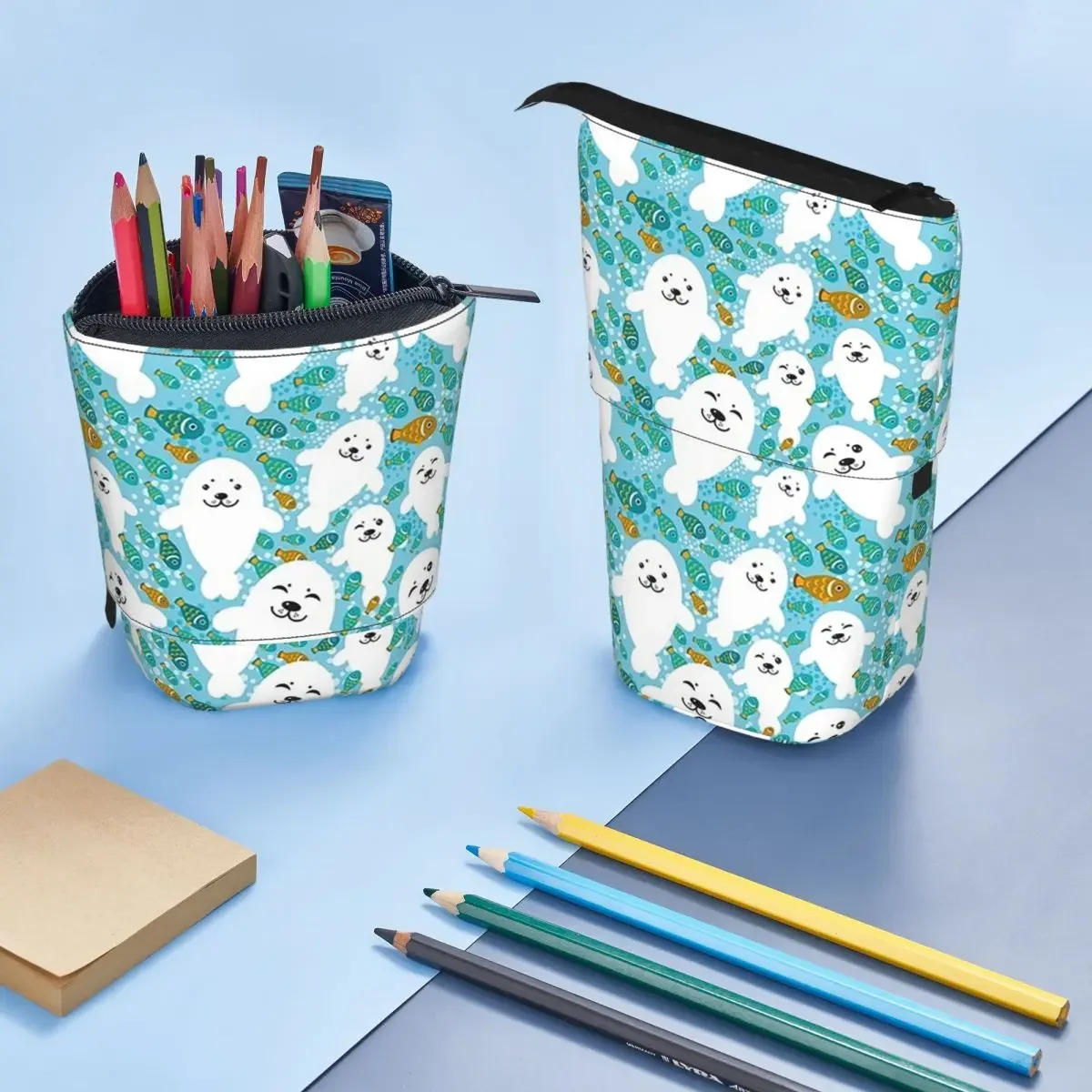 estojo-de-lapis-reversivel-kawaii-com-foca-e-peixe-na-Agua-para-estudantes-caixa-de-canetas-bolsa-de-material-escolar-porta-canetas