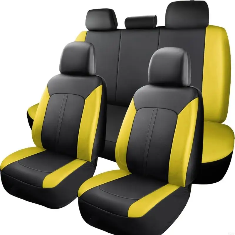 M76E Elegante PU-Leder-Sitzbezüge für Autos mit Schwammfüllung und Belüftung – Detail 2