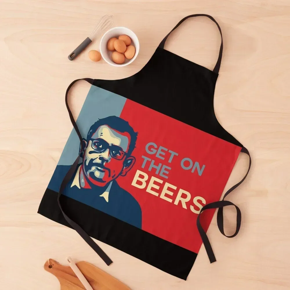 Dan Andrews GET ON the beers Apron Kitchen And Household Goods kitchen and home Apron