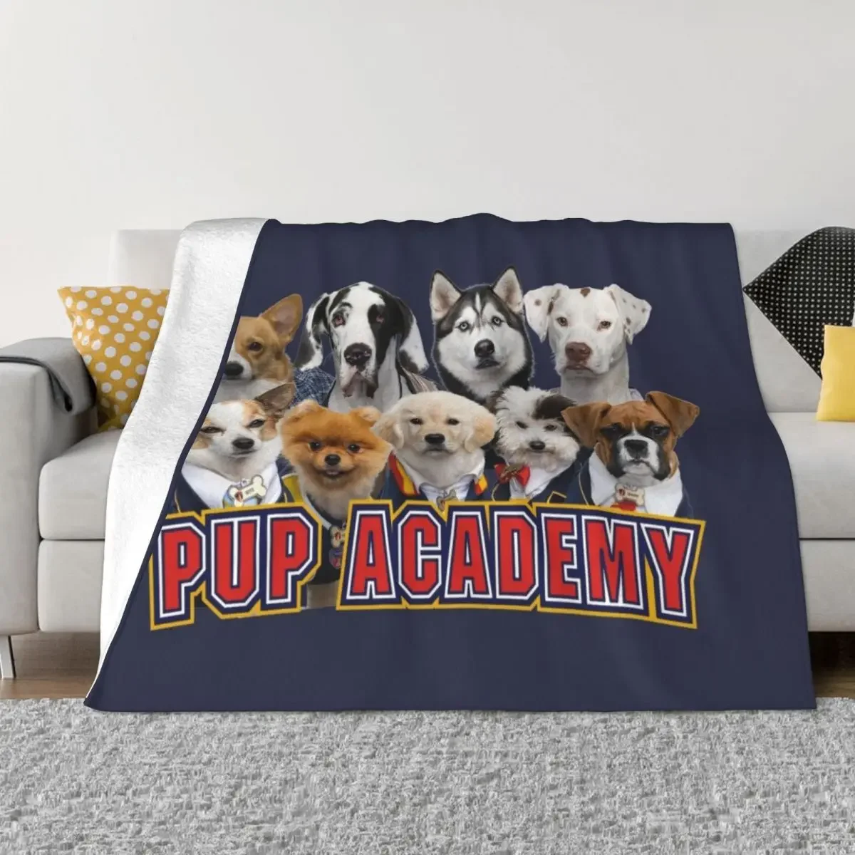 Pup Academy show Throw Blanket decorative Decorative Beds Summer Beddings Picnic Blankets