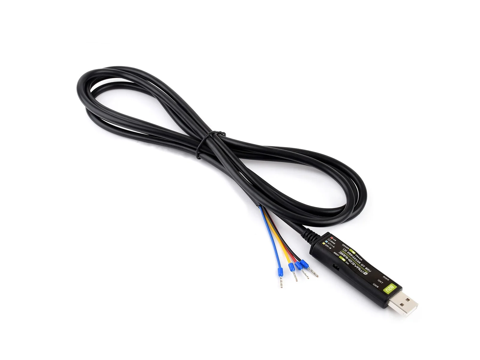 USB To RS232/485 Serial Cable, Original FT232RNL Chip, Onboard Power And Signal Indicators, Multi-OS Compatible & Multi-device A