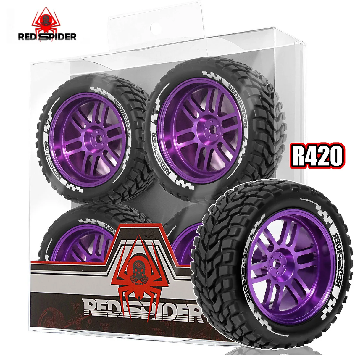 RS Red Spider 1/10 Rarello XTS Rally Car Unlimited 94118 HNR Hongnuo H9804 tire R420