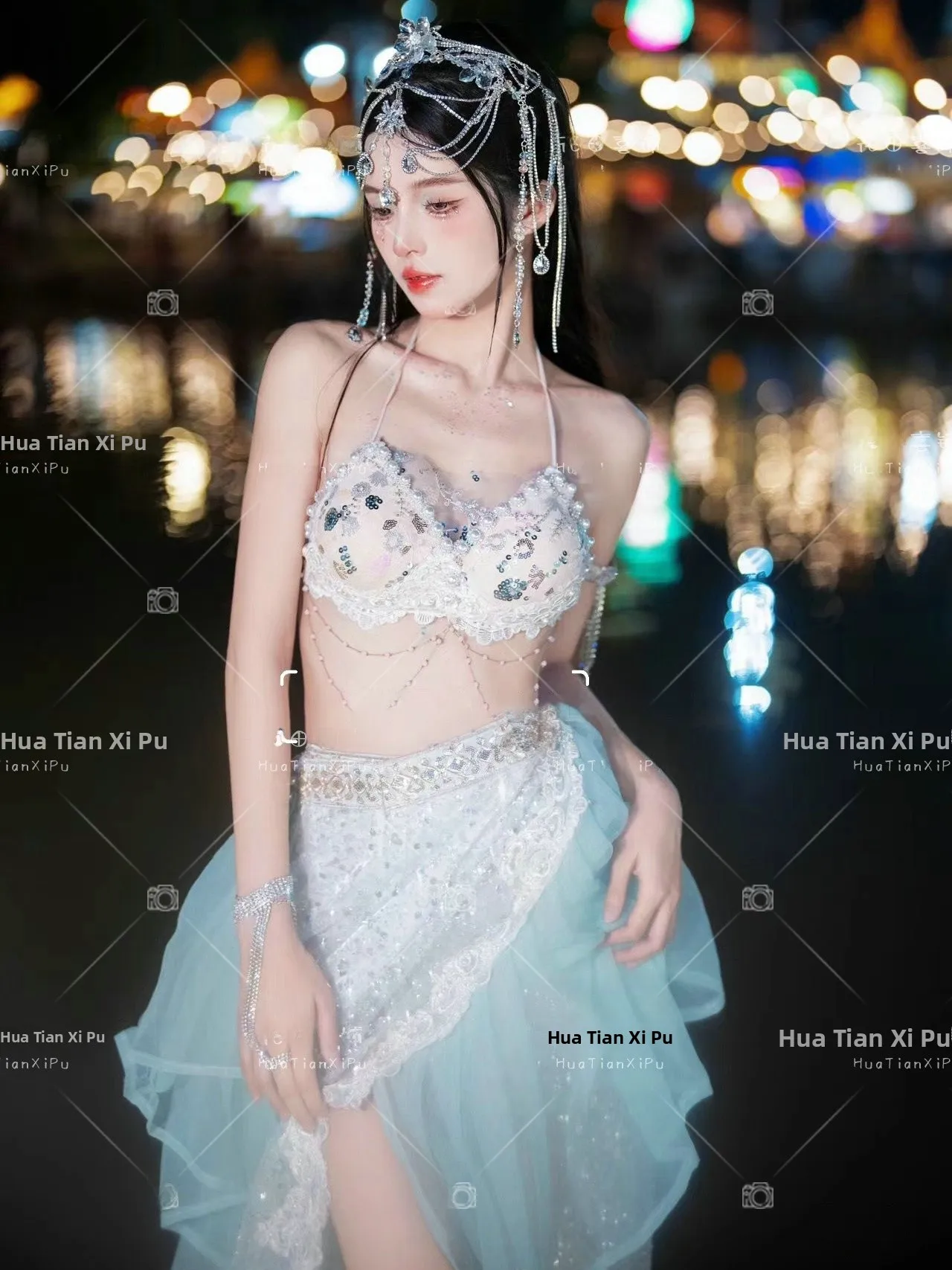Sanya Beach Mermaid Princess Photography Costume Ethnic Flavor Fairy Mermaid Art Photo Shooting Clothing Summer 2024