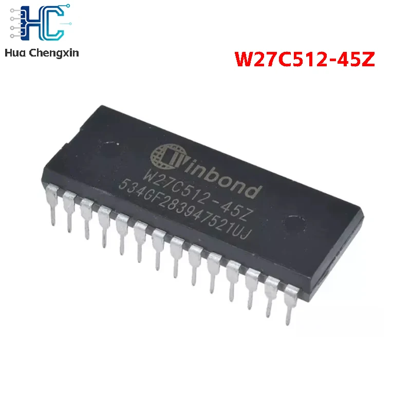 10PCS W27C512-45Z DIP28 Memory chip IC High quality New