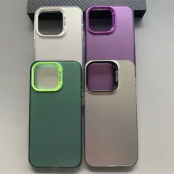 Per iPhone 13 Pro Max custodia iPhone 12 Pro custodia per telefono iPhone 11 Pro Cover iPhone 12 custodie Cover opaca in pelle Aurora metallizzata di lusso