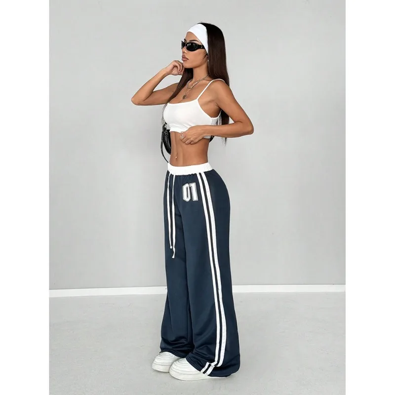 Ladies' pants summer new outdoor casual comfortable loose digital printed versatile pants