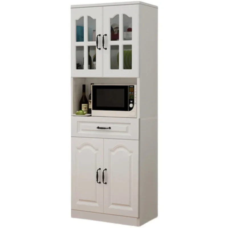 Kitchen Side Cabinet Microwave Oven Cupboard Refrigerator Crack Side Cabinet Living Room Storage Locker Dining Room