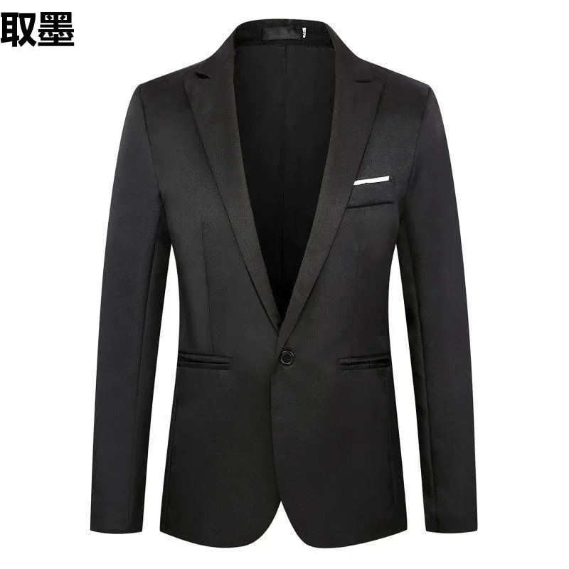 Spring Men's Suit Jacket Casual Versatile Korean Trendy Single-Breasted Western-Style Men's Clothes