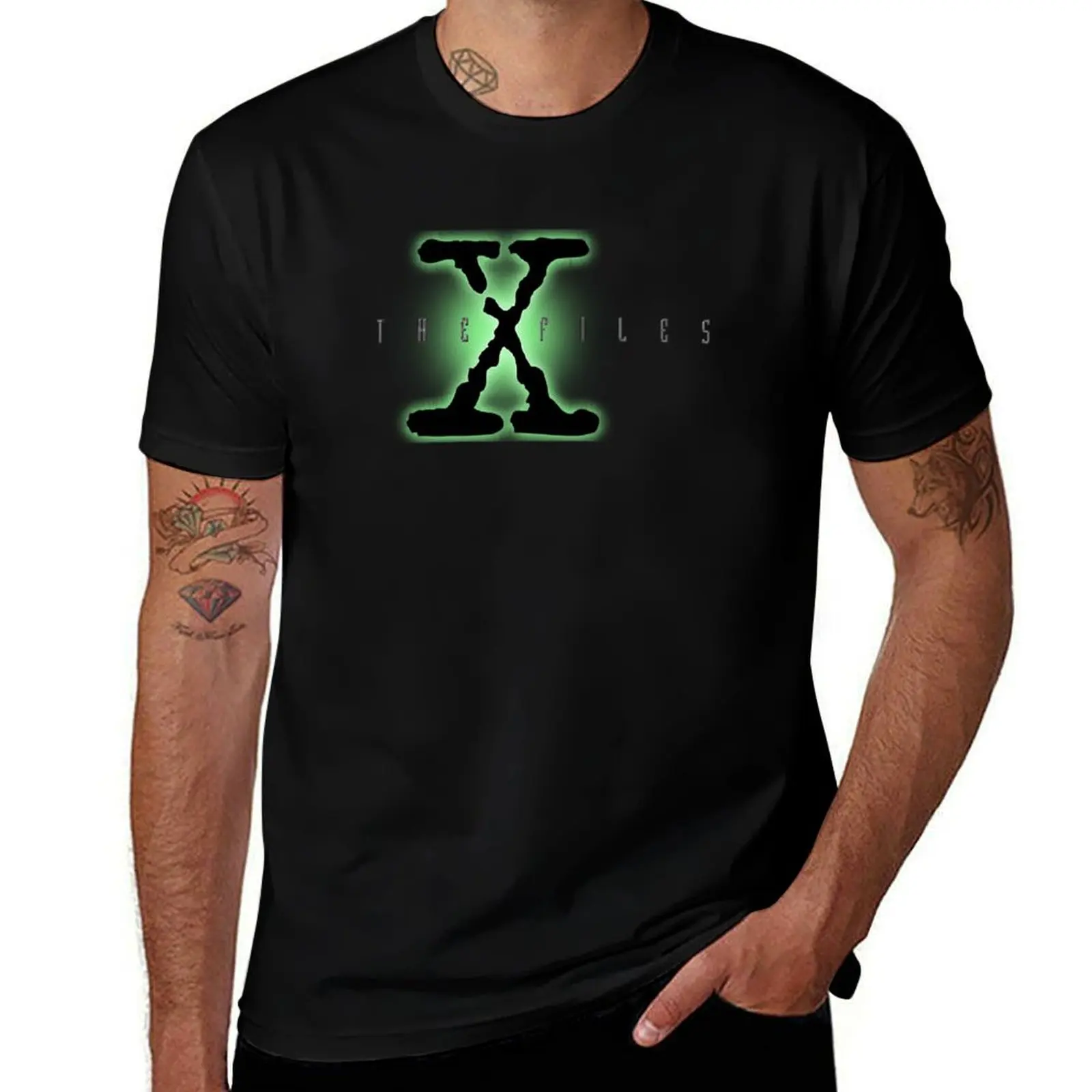 The X files T-Shirt man t shirts graphic t shirts for man cotton funny t shirt men 100% cotton luxury brand T-shirt