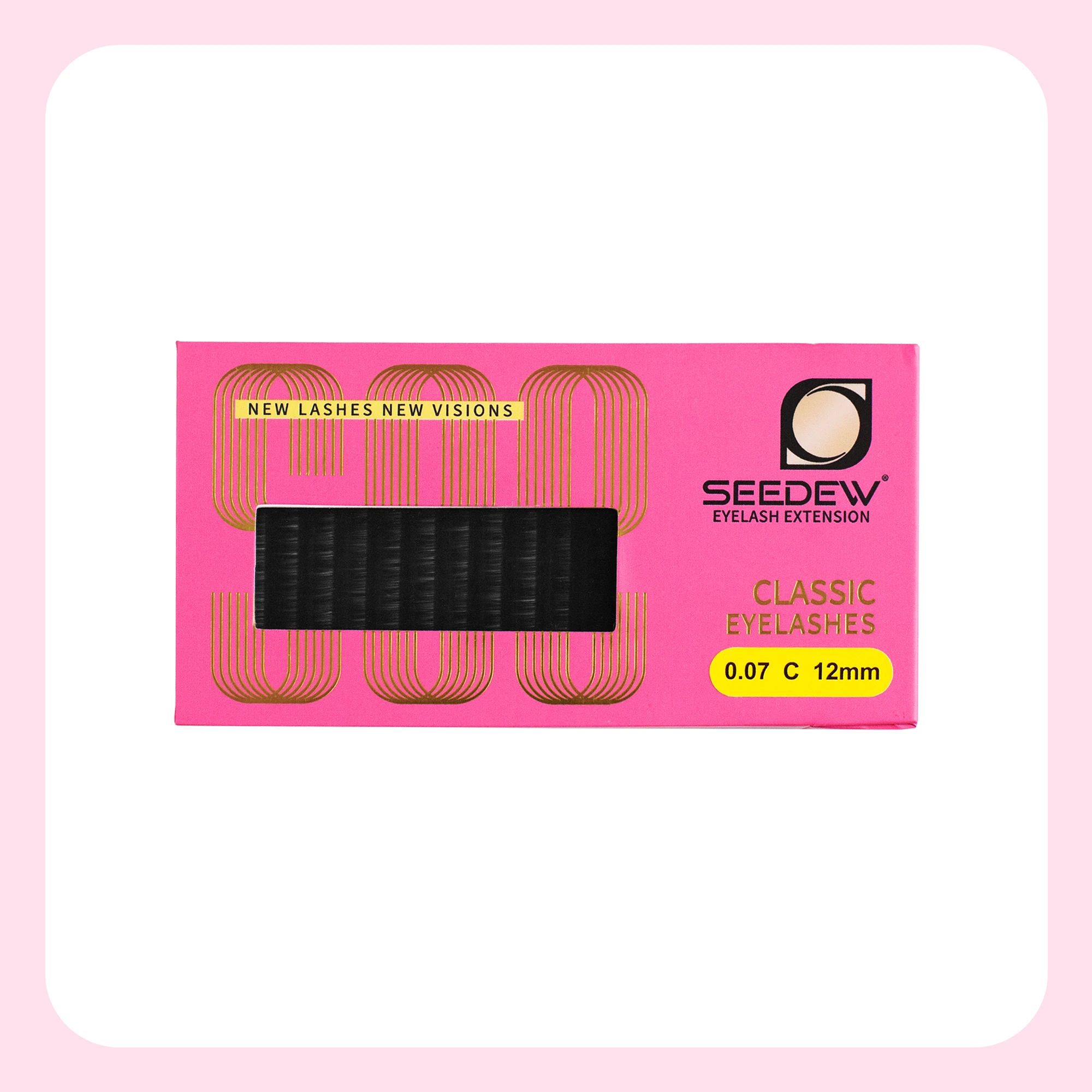 SEEDEW 0,07/0,05/0,15mm B/C/D/DD Curl Klassische Wimpern Faux Einzelwimpern Professionelle Natürliche Wimpernverlängerungen – Detail 8