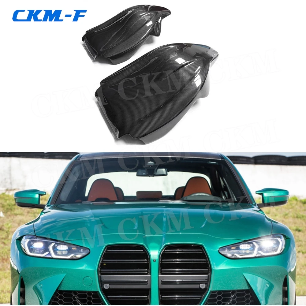 Dry Carbon fiber Seat back Cover Trim Decoration Stickers 4 Door for BMW M2 M3 M4 M8 X3M X4M G80 G82 F97 F98 2019-2024 Body Kits