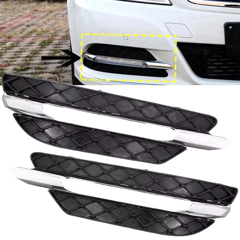 Front Bumper Grille 2048851353 2048851453 2048852974 2048853074 For Mercedes Benz W204 C-Class C250 C300 C350 2012-2014