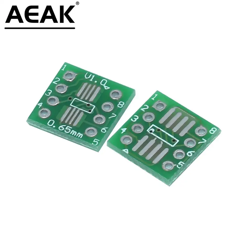 1.27MM SOP8 SOP10 SOP14 SOP16 20 24 28 56 turn DIP/SMD to DIP IC adapter Socket TSSOP SOIC SSOP Board Converter Plate 0.65mm