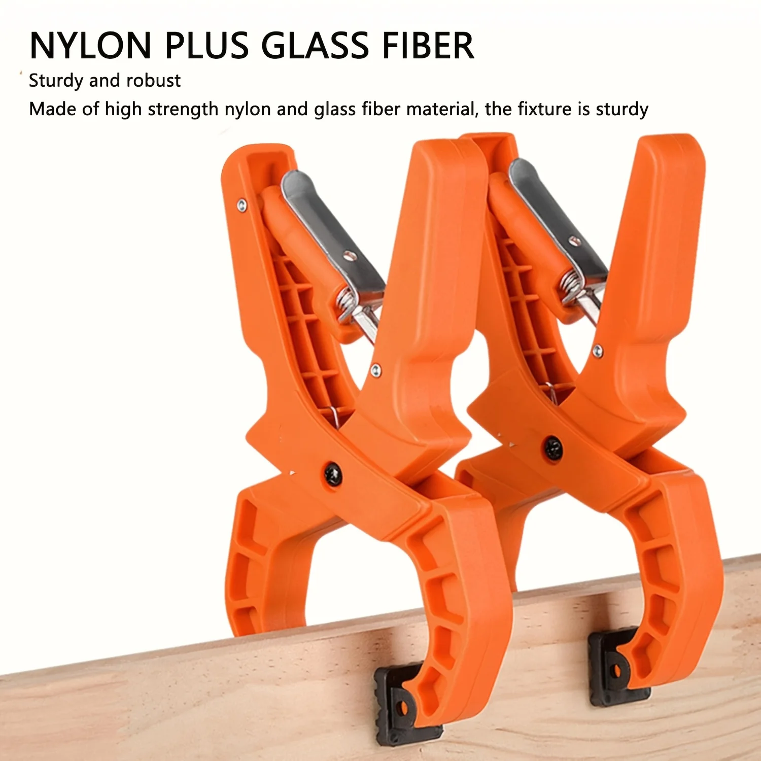 8inch Woodworking Clamp Carpentry Clip Quick Ratchets Carpenter Tool Wood Fixing Tools Enduring Heavy Duty Jaw Opening Clamps
