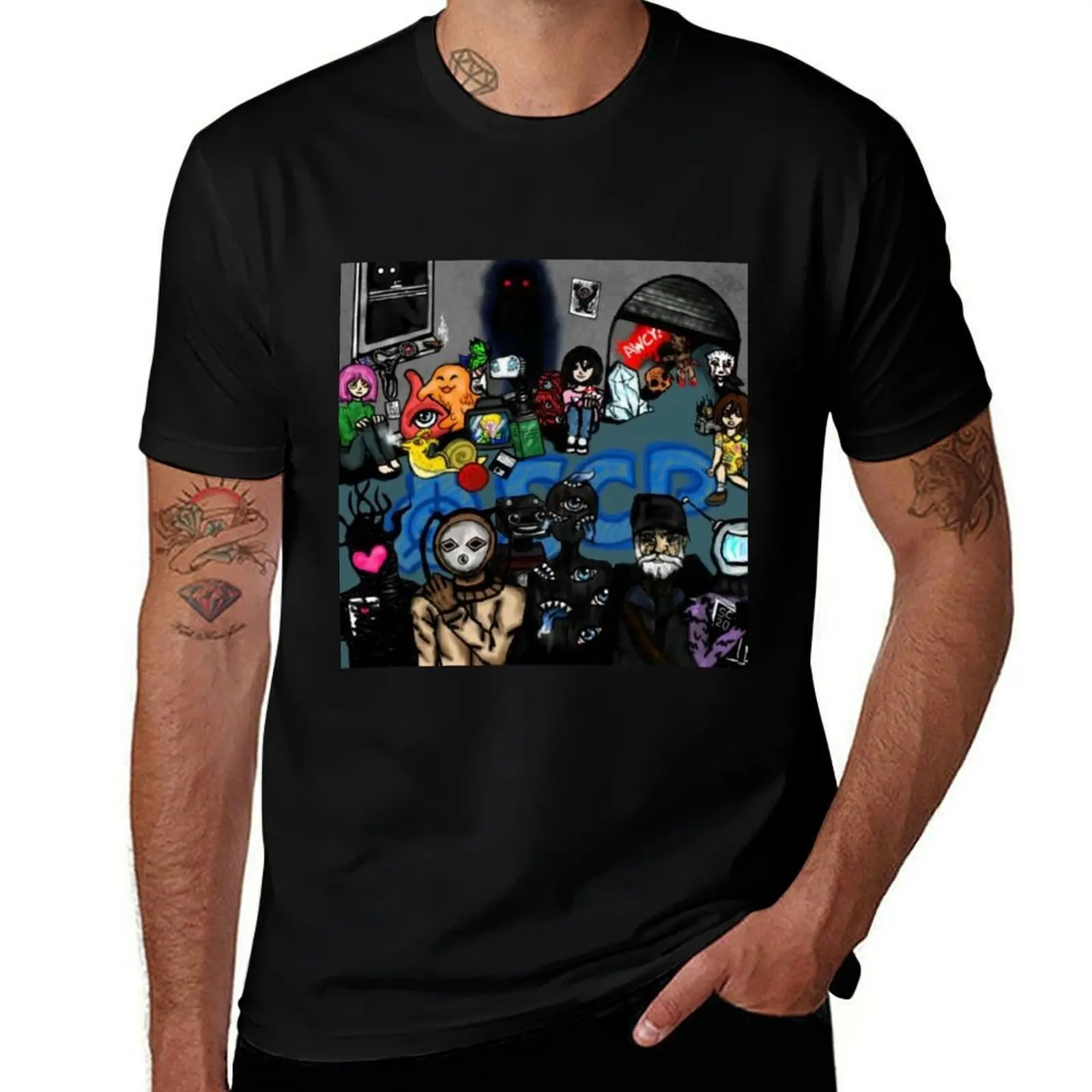 Anomalous Anniversary T-Shirt Large Size Basic Casual T-Shirt