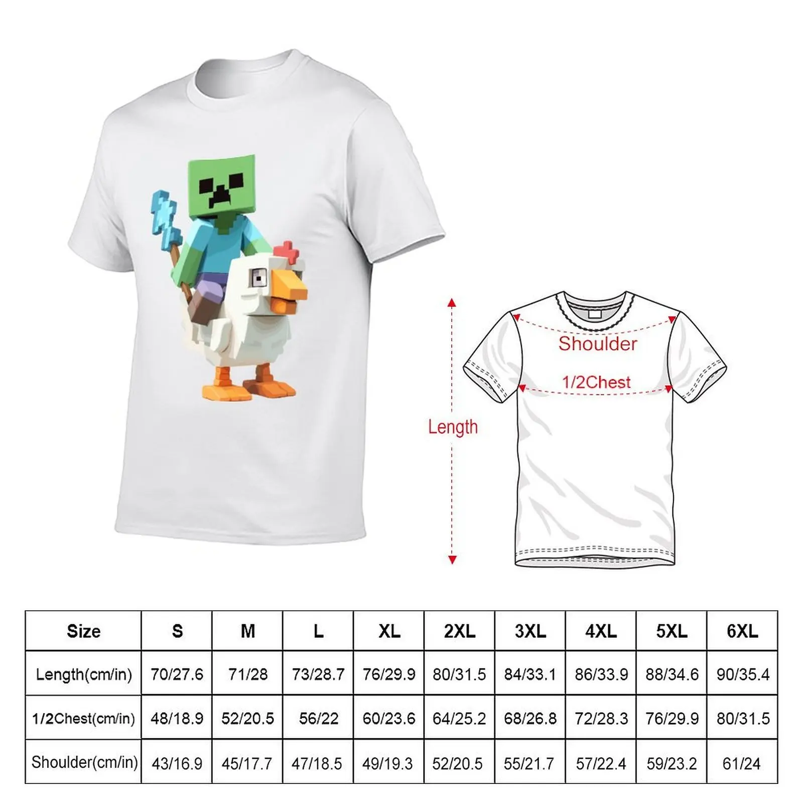 Chicken Jokey Inspired Art T-Shirt t shirt man designer t shirt custom print T-Shirt