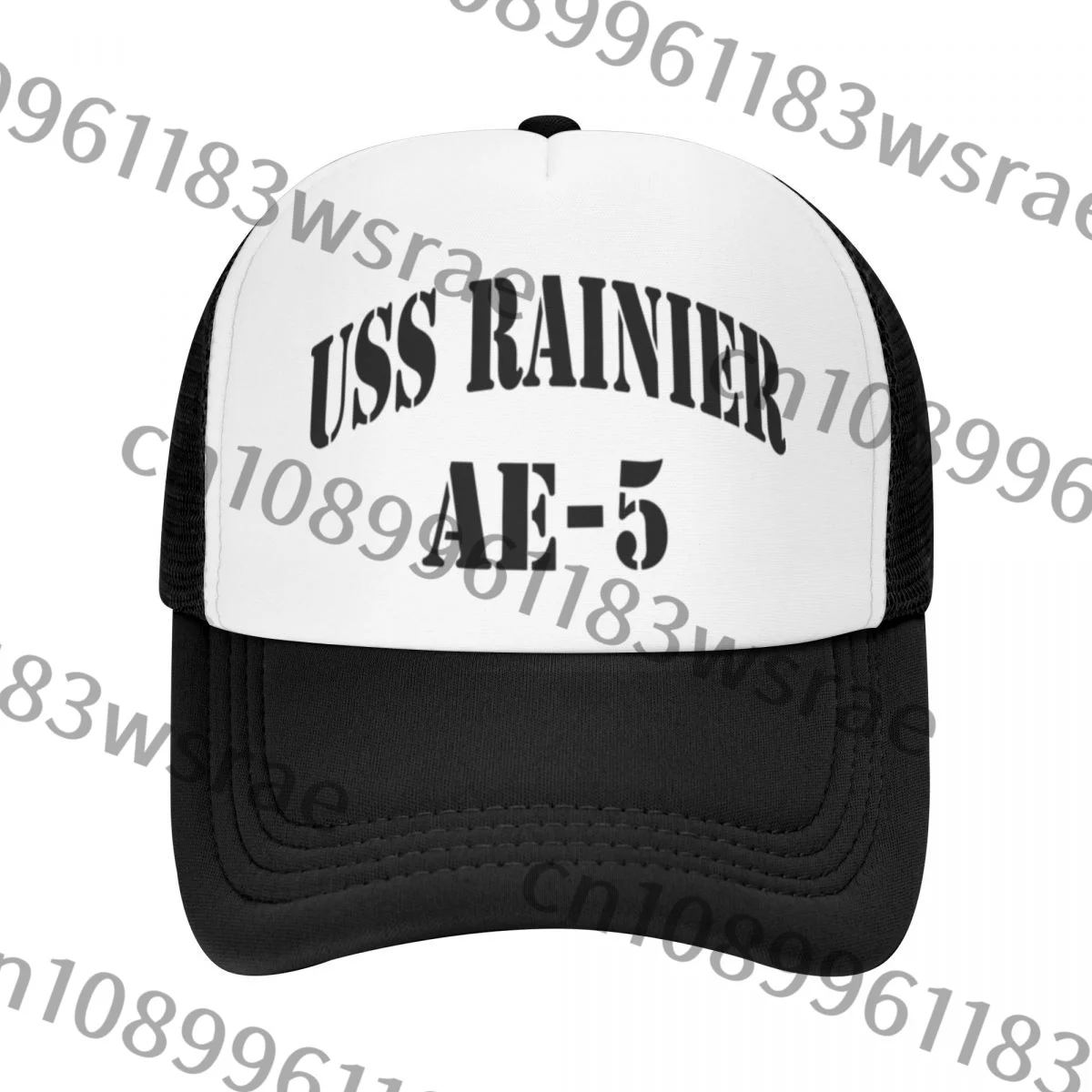 

USS RAINIER ( AE - 5 ) SHIP'S STORE A Baseball Caps Trucker Hats