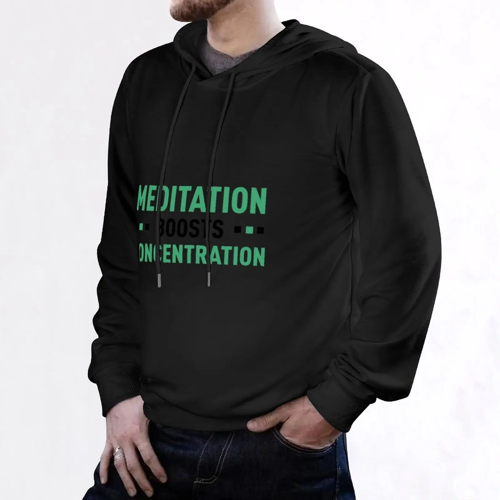 معزز التأمل كونسي هوديي ملابس أنيمي ملابس الرجال سترة الشتاء الرجالية ملابس الخريف مصمم هوديس