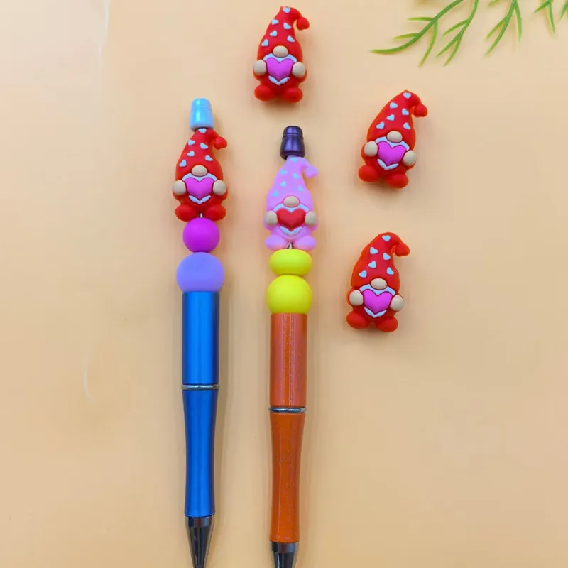 20/50pcs 3D Cubist Silicone Focal Beads For Jewelry Making DIY Necklace Handmade Nipple Chain Accessories Cartoon silicon Beads