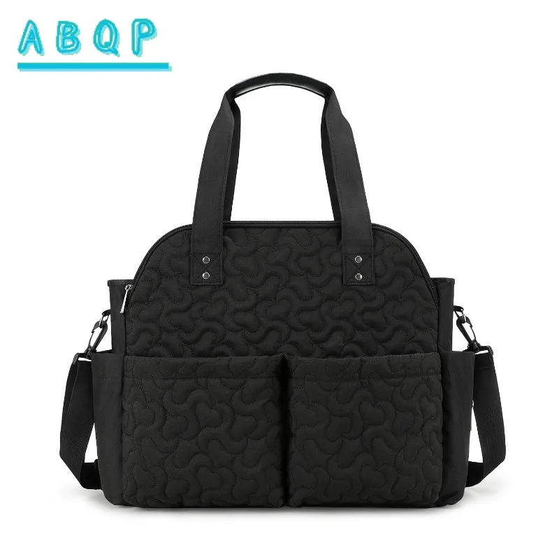baby-stroller-hanging-bag-multifunctional-baby-bag-waterproof-large-capacity-fashionable-outing-baby-supplies-storage-diaper-bag