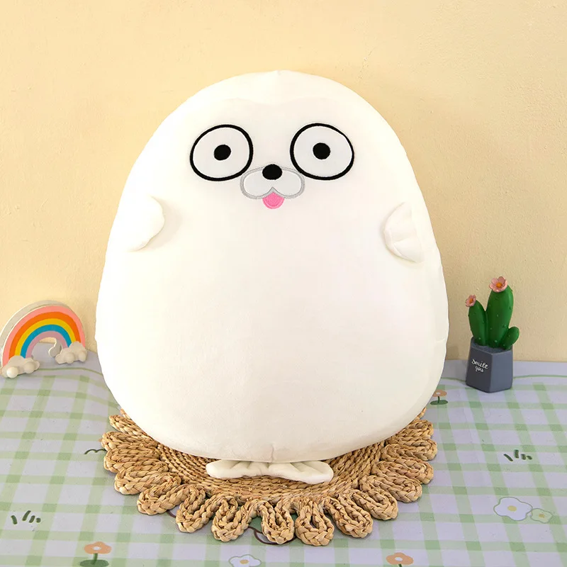 ختم أفخم دمية الكرتون لينة وسادة النوم الضغط لعبة مكتب الراحة وسادة الخريف / الشتاء هدية عيد ميلاد لطيف والأزياء