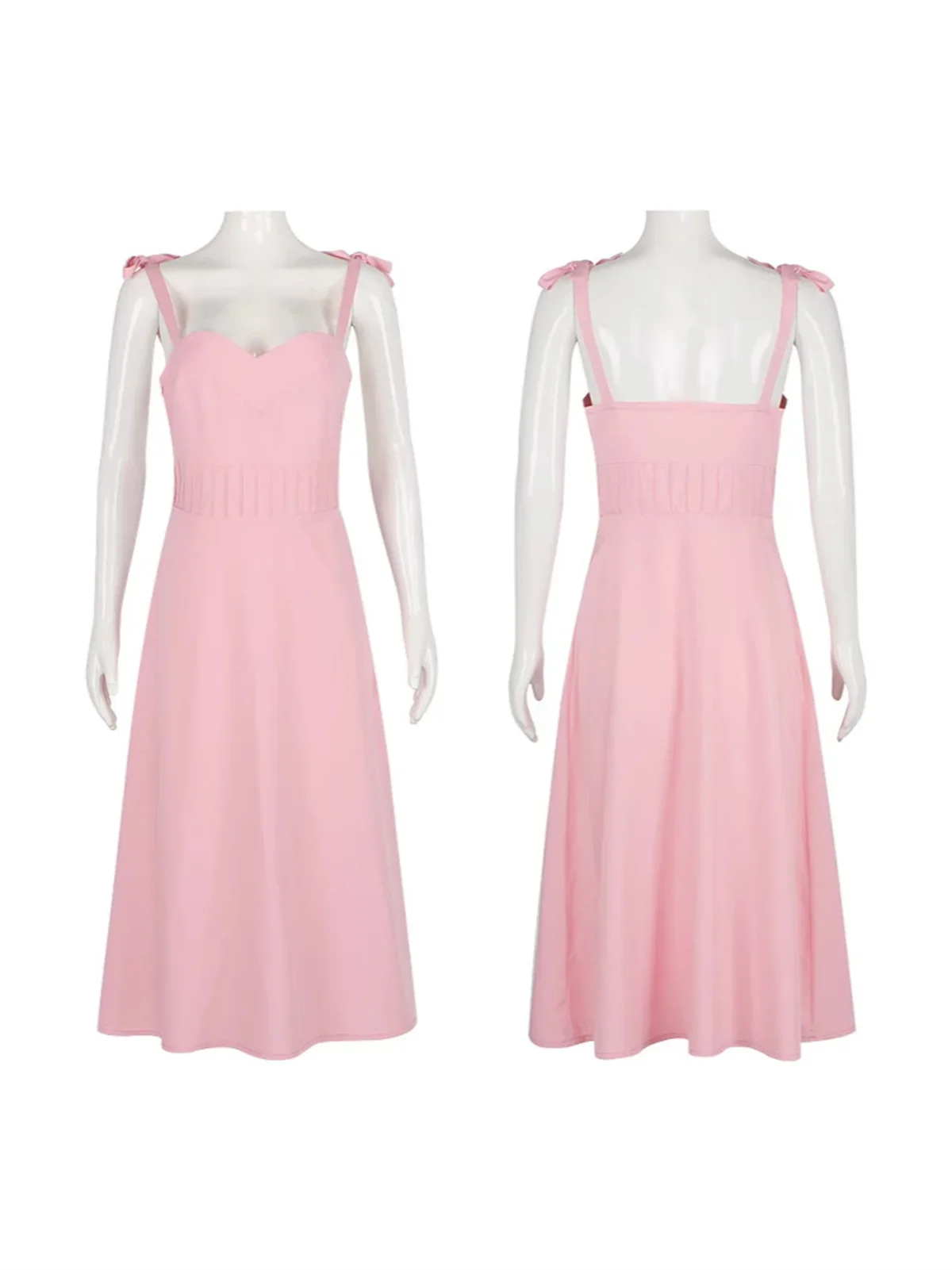 

New 2026 TV Apple Cider Vinegar Cosplay Costume Halloween Carnival Uniform For Women PInk Dress