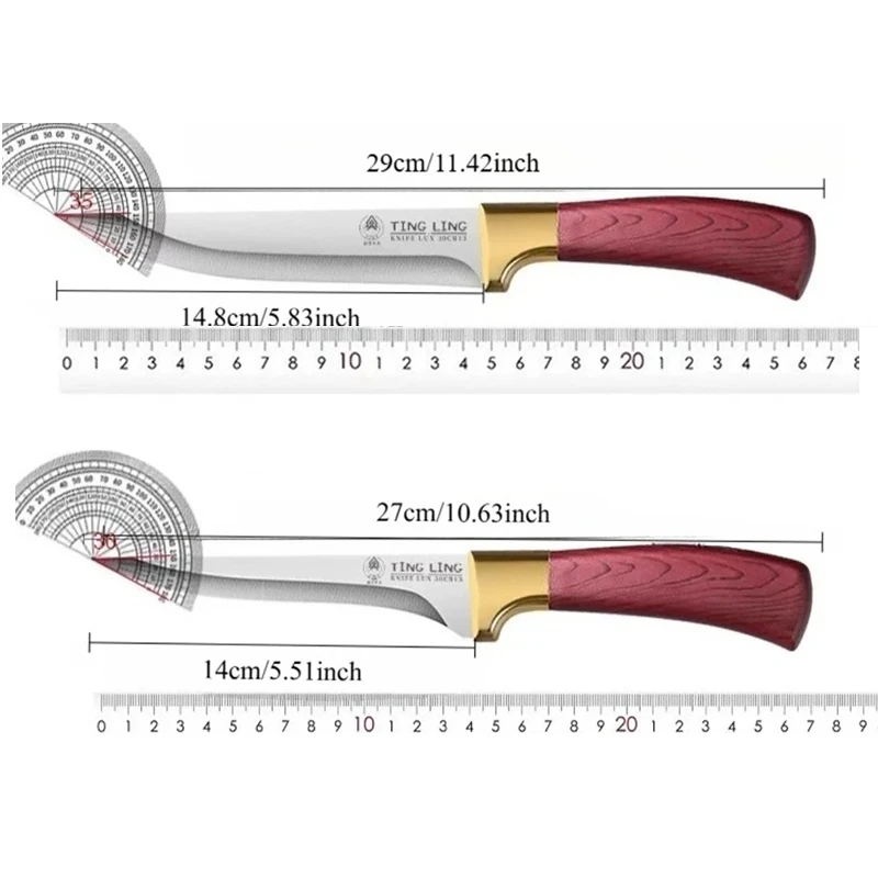 Stainless Steel Bone-Picking Fruit Knife Kitchen Accessories, Butcher'S Special Sharp Cooking Knife For Sheep, Pigs And Cattle