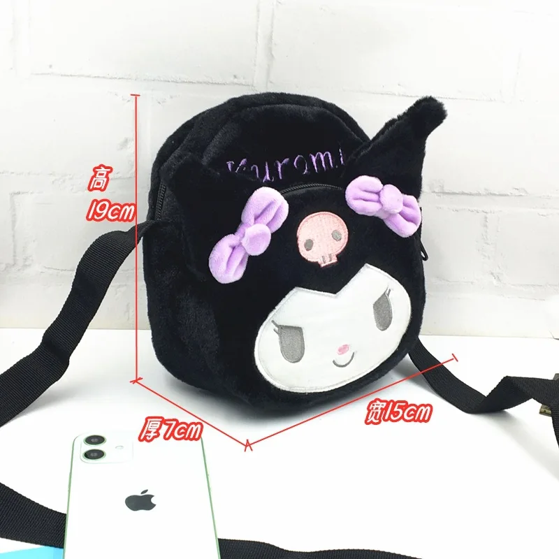 Mignon cannelle en peluche sac de messager Lolita une épaule Mini sac de téléphone portable sac de changement Jk fille coeur loisirs mignon jouet cadeau de noël