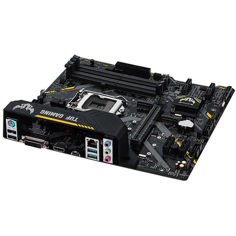 Asus Tuf B360M-PLUS Gaming Computer Moederbord Lga1151 Intel B360 M.2 Micro Atx Ddr4 Dimm Sata Iii Ondersteuning I7/I5/I3 Usb3.1 Gen2