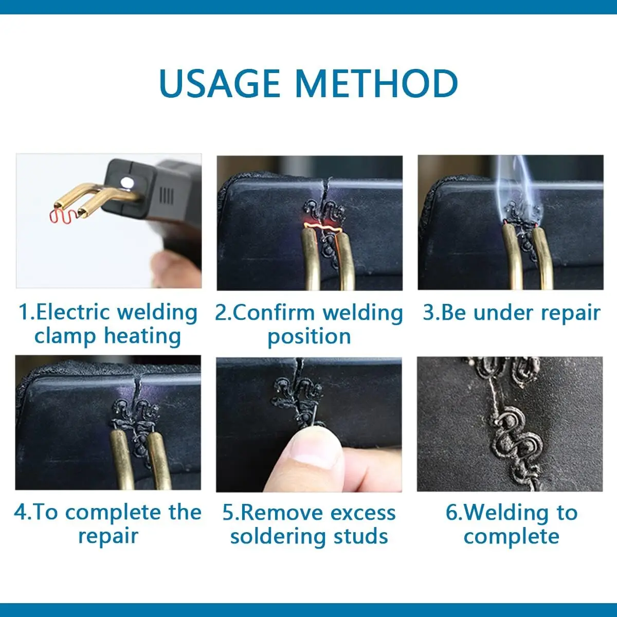 1200 قطعة طقم لحام البلاستيك الوفير لحام الوفير إصلاح الحديد ستابلز S موجة ستابلز البلاستيك الساخن لحام الحرارة بندقية دباسة أدوات