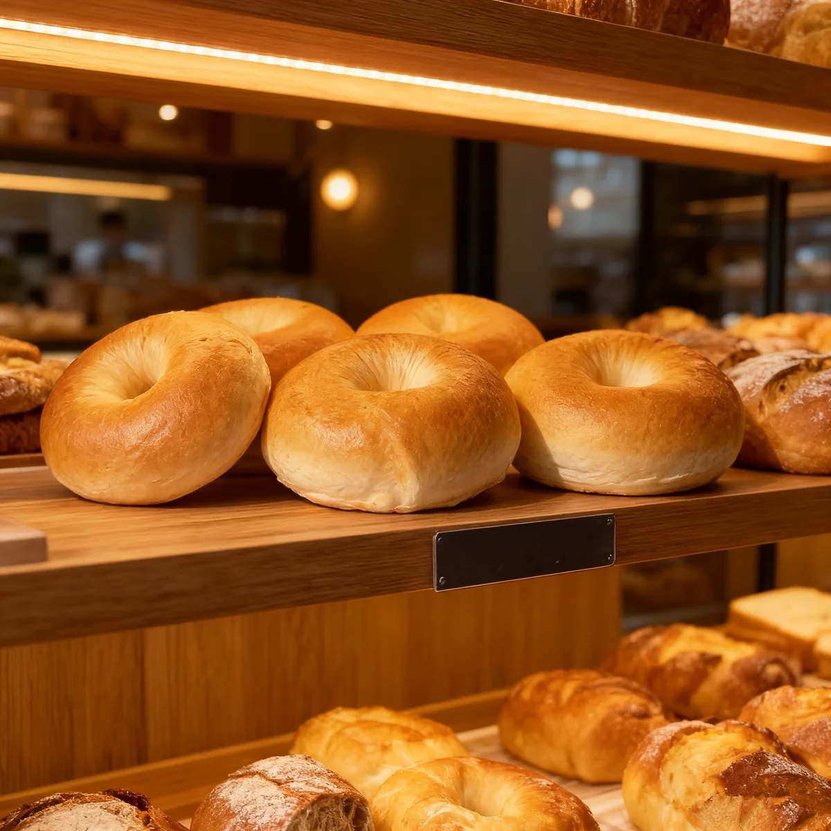 Hyperrealistische Bagel-Requisite – künstliches Brot für Fotografie, Café-Display, Heimküchendekoration und künstliche Lebensmitteldekoration – Detail 2