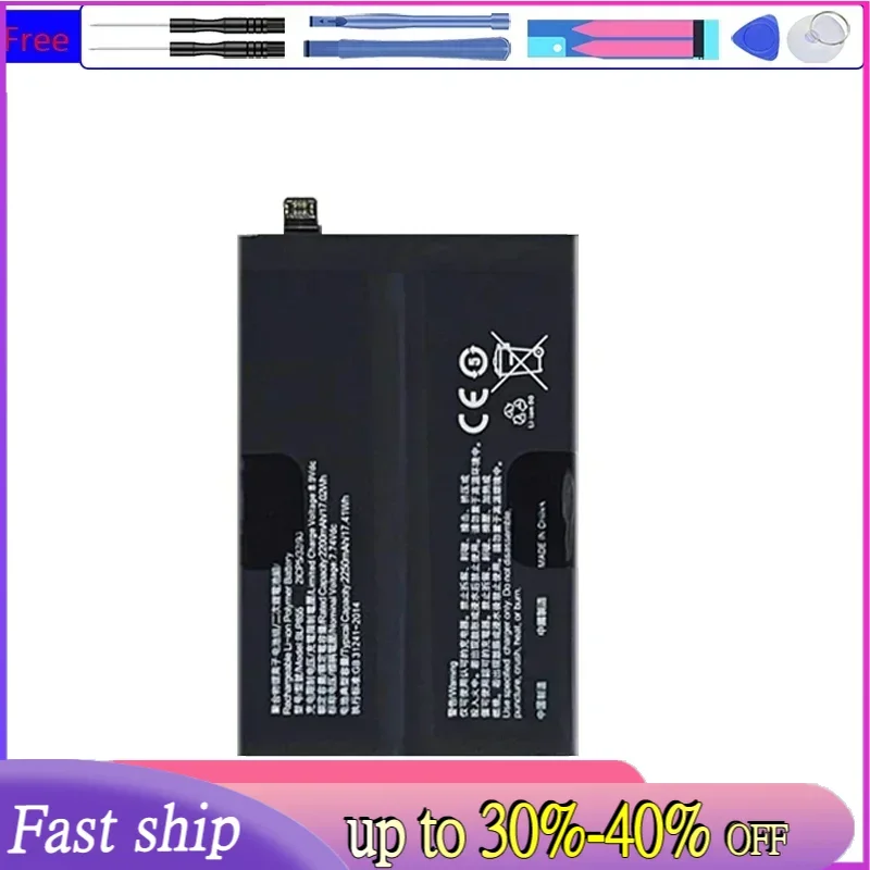 2250mAh Replacement Battery BLP855 For OPPO Reno 6 Pro 5G