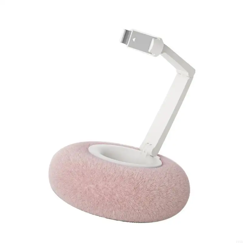 Ergonomic Neck Support Phone Stand Soft Pillow Cushion With Silicone Suction Cup For Bed Sofa Car Travel Entertainment 