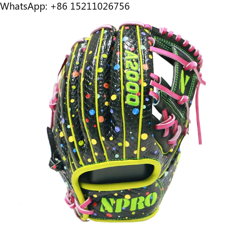 Venta caliente Guantes De Beisbol 11,5 pulgadas béisbol Softball cuero A2000 Guante De béisbol