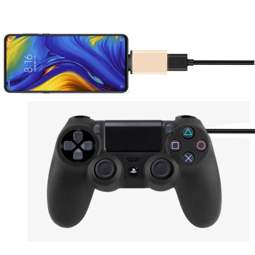 محول USB 3.1 معدني من النوع C ذكر إلى USB 3.0 أنثى وظيفة OTG لأجهزة Apple Macbook Xiaomi Huawei Samsung Galaxy #4