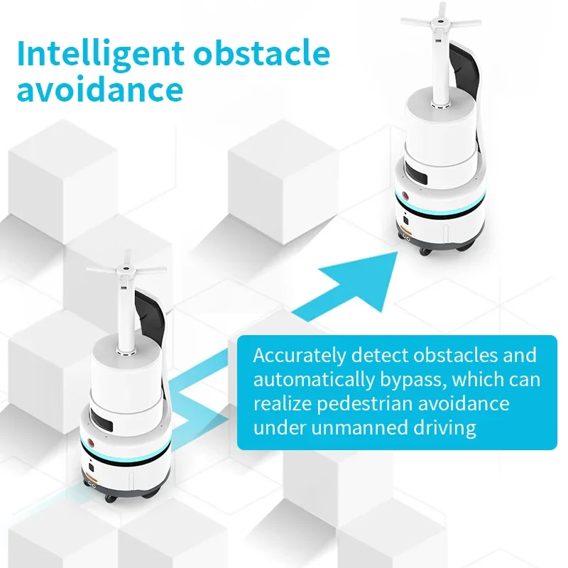 Spray Sterilize Robot Atomizer Remote Controlling Smart Atomizing Automatic Navigation Disinfecting Robot For Hospital