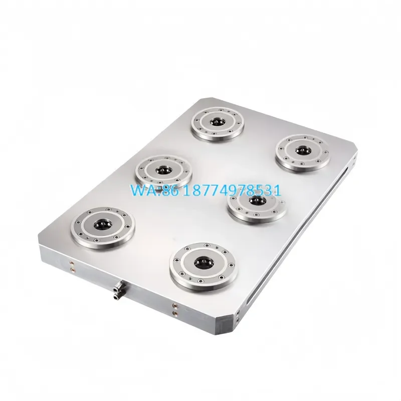 Wmwmnu Fast Manual Zero Point Plate 246x192x27mm Resetting Precision 0.005mm for CNC Lathe Milling 3A-110244