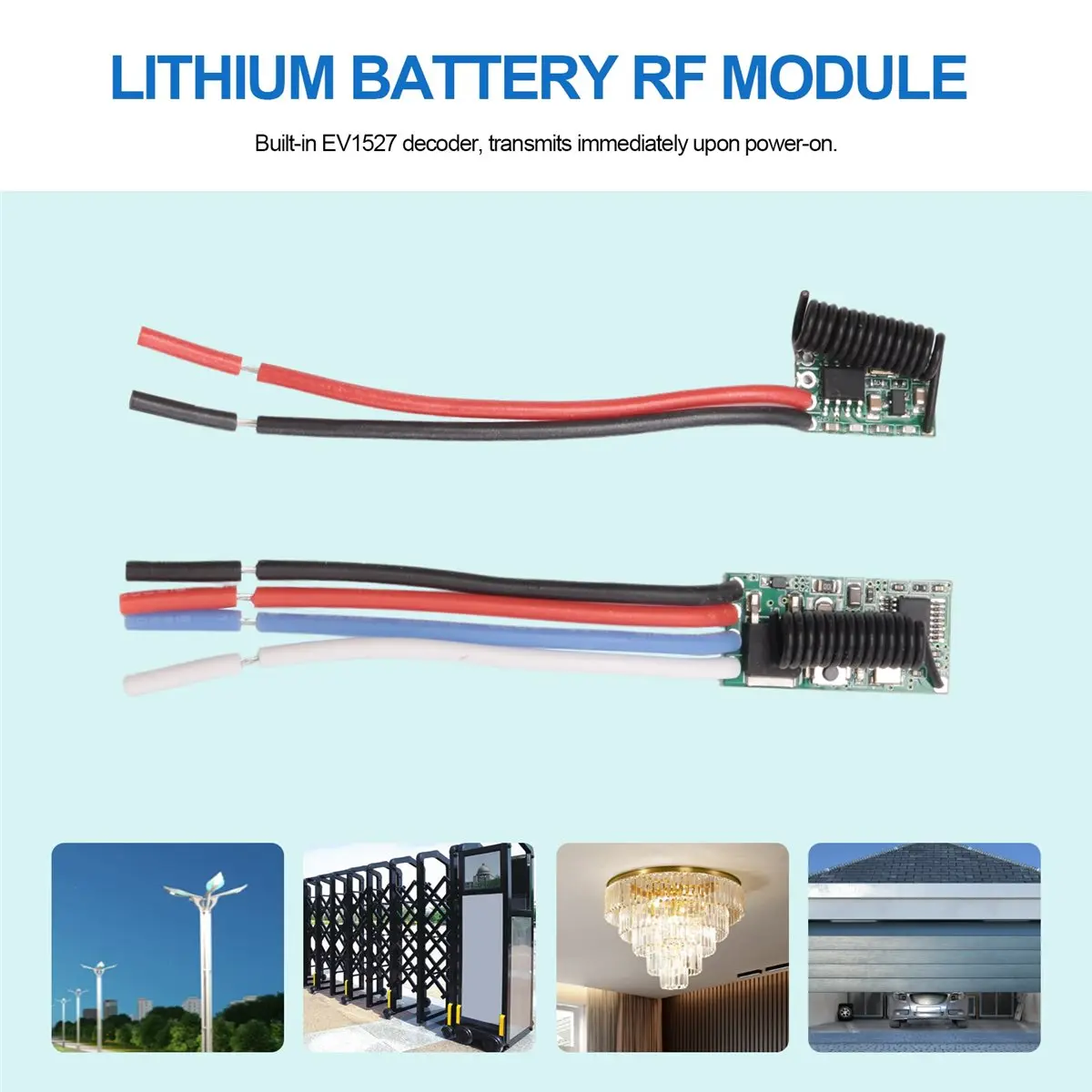

Универсальный миниатюрный модуль передатчика/приемника A23G DC3V 5V 12V 24V с широким диапазоном напряжения, модуль передачи данных при включении питания 433 МГц