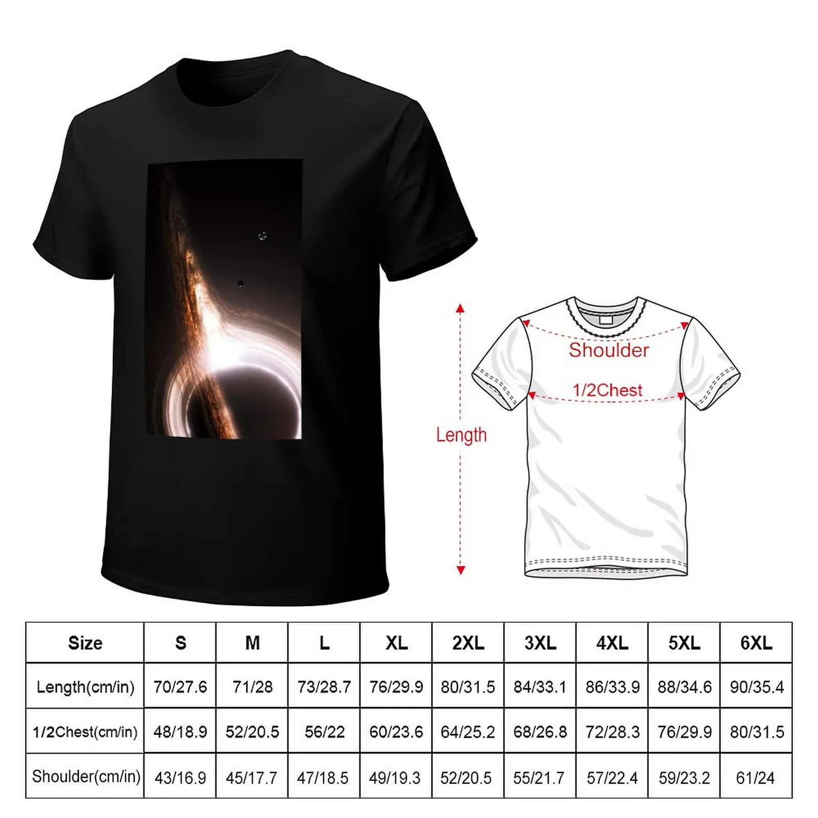 the oldest black hole T-Shirt Large Size Soft Cotton T-Shirt